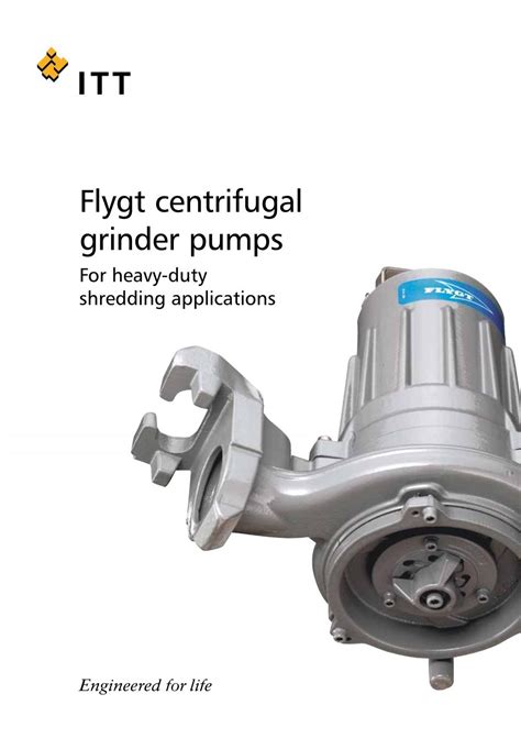 flygt centrifugal grinder pump|flygt grinder pump specifications.